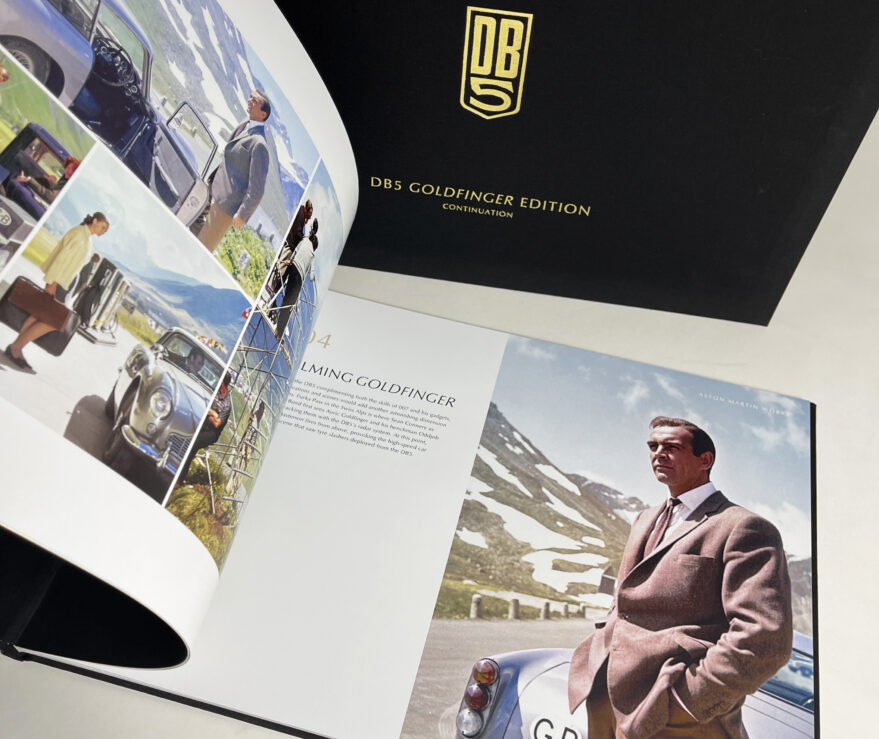 Books and presentation boxes - 25 individual books that tell a story and document the build process of each of the DB5 Goldfinger edition continuation cars