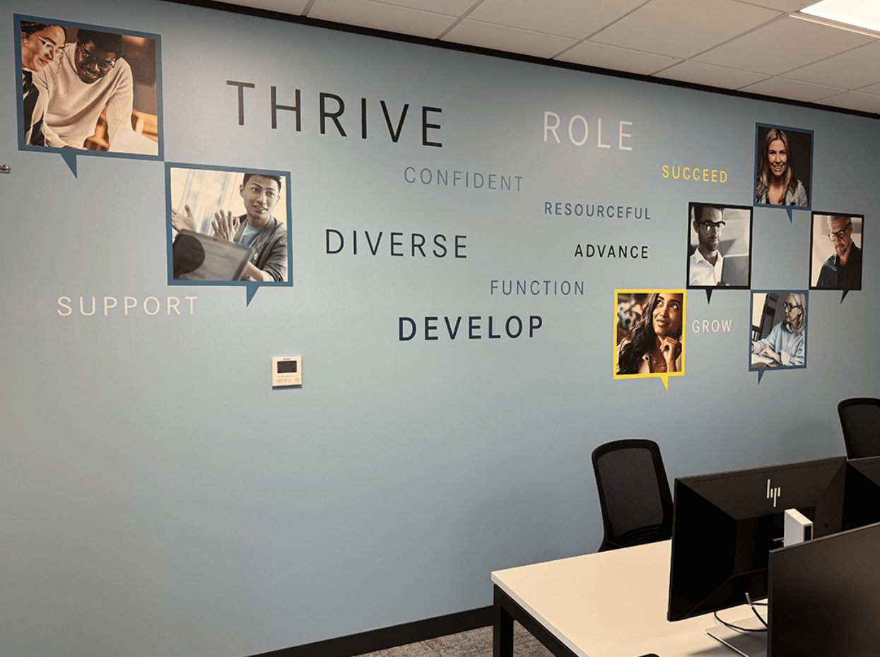 Branded environments wall